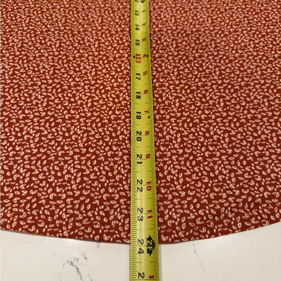 Adrianna Papell Women's Rust Floral Blouse NWOT - Picture 12 of 15